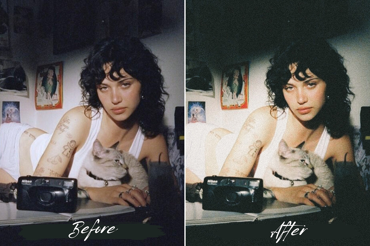 10 Film Camera Lightroom Presets, a Preset Add-On by MEPRESETS (Photo 3 of 9)