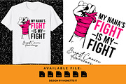 Breast Cancer Awareness Warrior SVG, a Healthcare Illustration by Vignette.IT (Thumbnail 1 of 3)