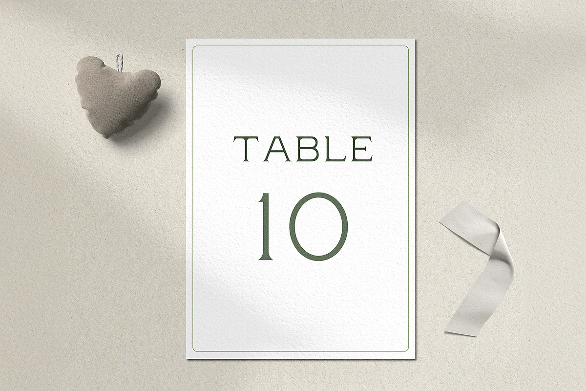 Green Floral Wedding Bundle Template, a Stationery Template by Paraná Studio (Photo 13 of 23)