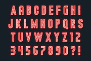 Retro LEDs and neon show alphabet, an Object Graphic by RevelStockart (Thumbnail 6 of 12)