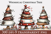 Whimsical Christmas Tree clipart, an Illustration by Designworld (Thumbnail 1 of 6)