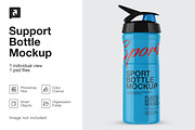Glossy Sport Bottle Mockup, a Packaging Mockup by _Adroit_ (Thumbnail 1 of 2)