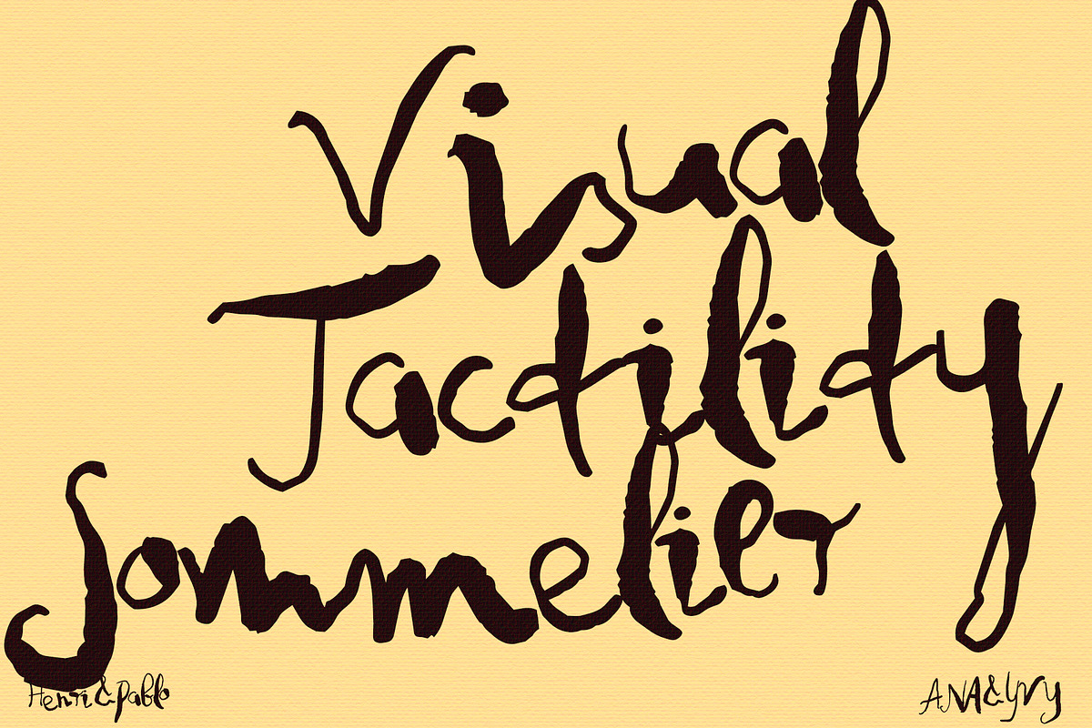 HENRI & PABLO paintbrush font, a Handwritten Font by ana & yvy (Photo 9 of 15)