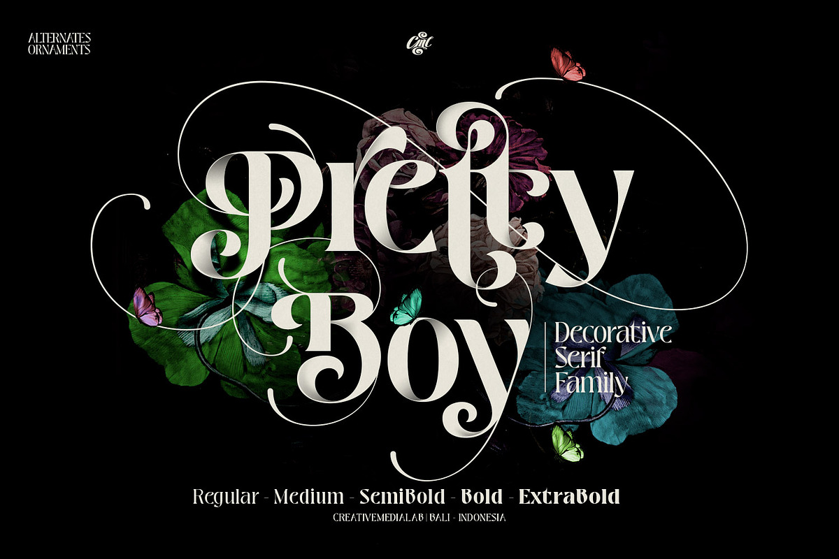 Pretty Boy - Decorative Serif family, a Serif Font by creativemedialab (Photo 21 of 21)