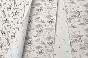 Rustic Hunting Toile Patterns, a Pattern Graphic by Ette Design (Thumbnail 9 of 9)