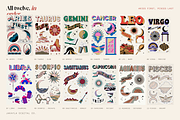 Good Word Zodiac Sticker Sheets, an Object Graphic by Jakayla Digital Co (Thumbnail 2 of 12)