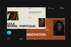 COLE Brand Portfolio Canva Template