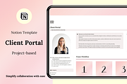 Client Portal, Project Management, a Presentation Template by Planner 2 Success (Thumbnail 1 of 10)