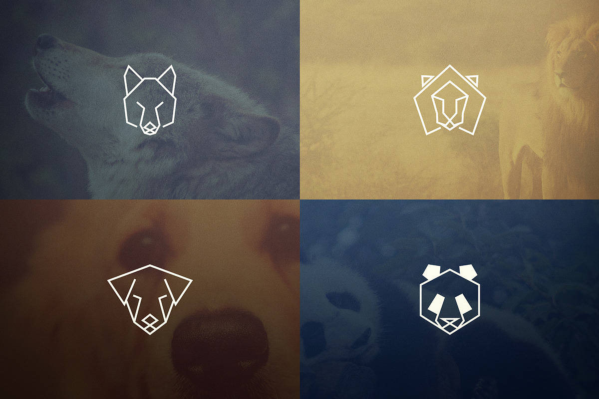 17 Geometric Animal Icons and Logos, a Branding & Logo Template by VP Fonts (Photo 5 of 33)