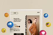 Cream New Arrival Instagram Post Min, a Graphic by Dheny Designer (Thumbnail 3 of 4)