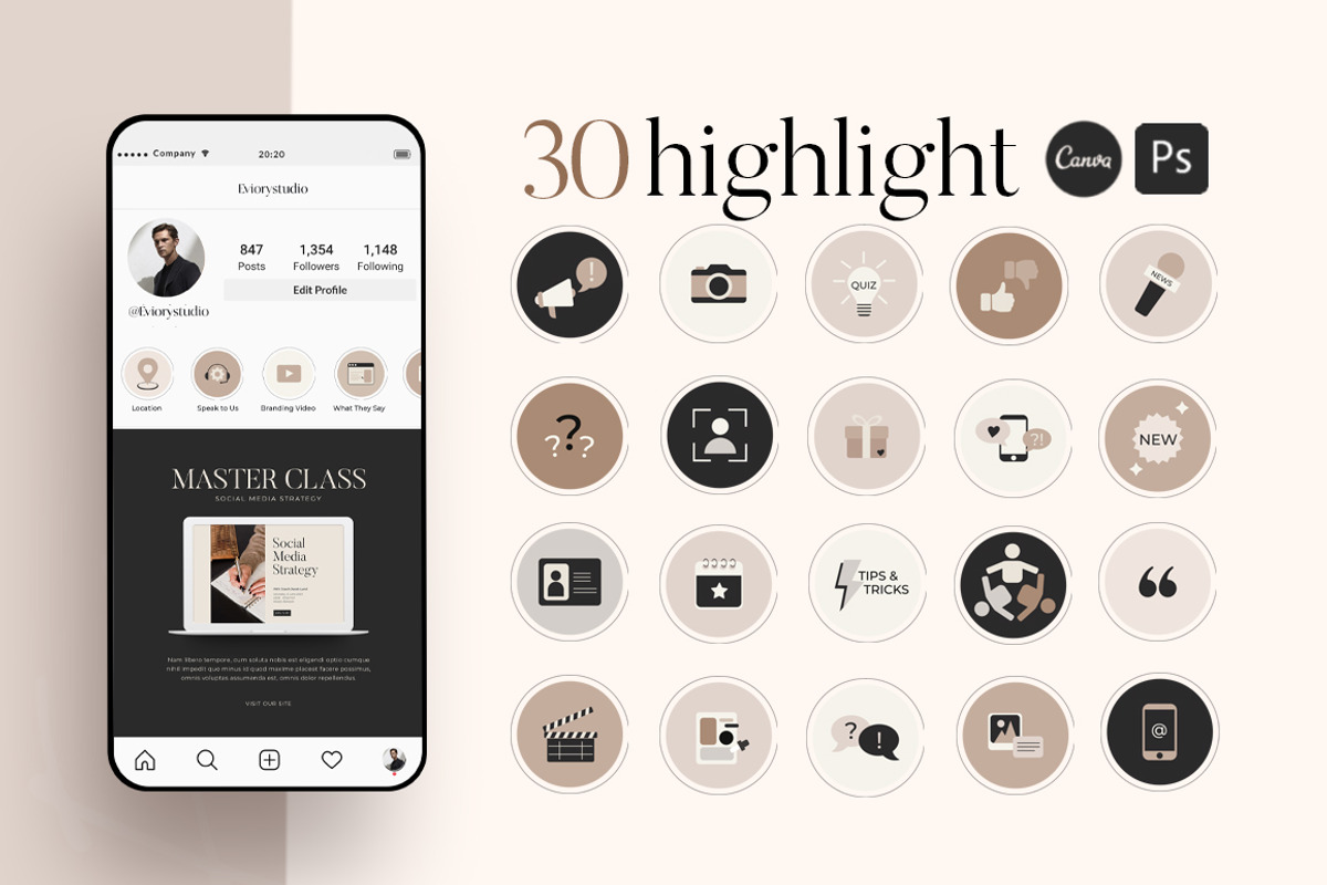 6 in 1 Bundle Coach Creator CANVA PS, a Magazine Template by Eviory (Photo 13 of 106)