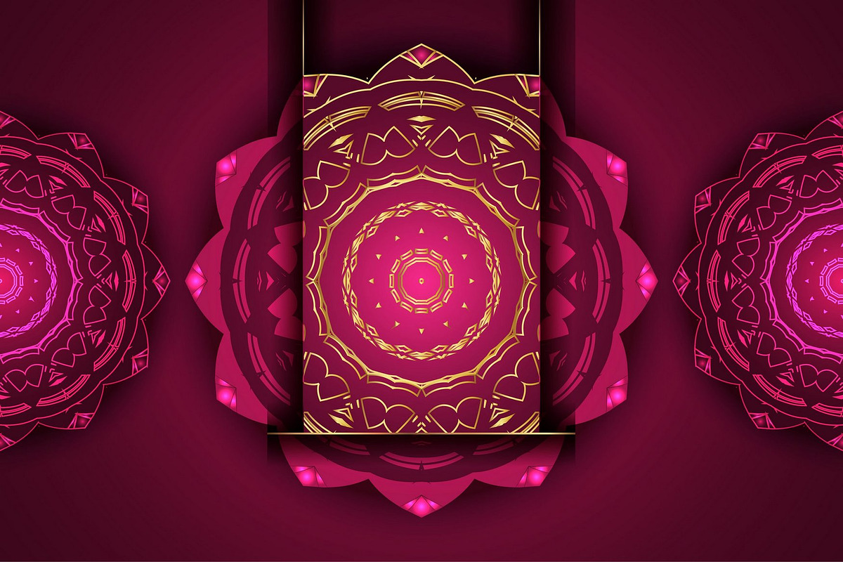 Mandala Vector Pattern Graphics Pack, a Background Graphic by NJ Himel (Photo 82 of 91)