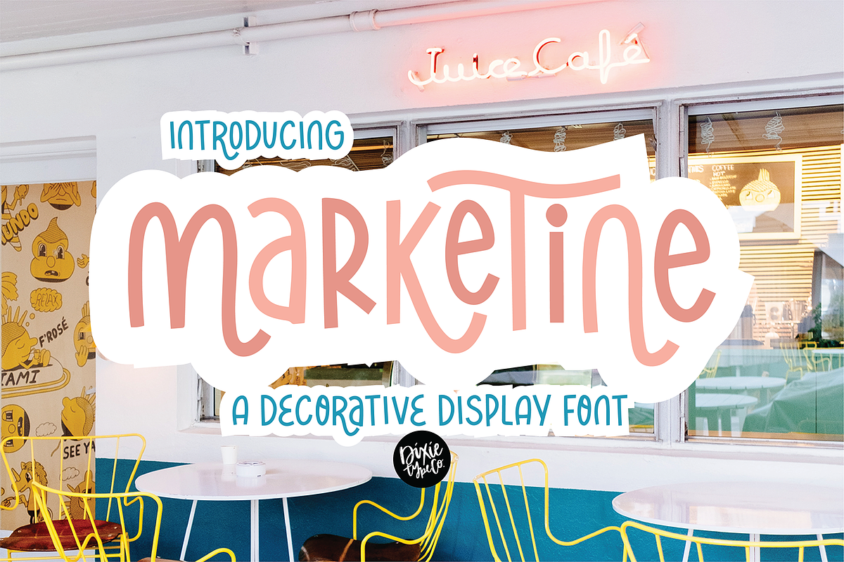 MARKETINE a Trendy Display Font
