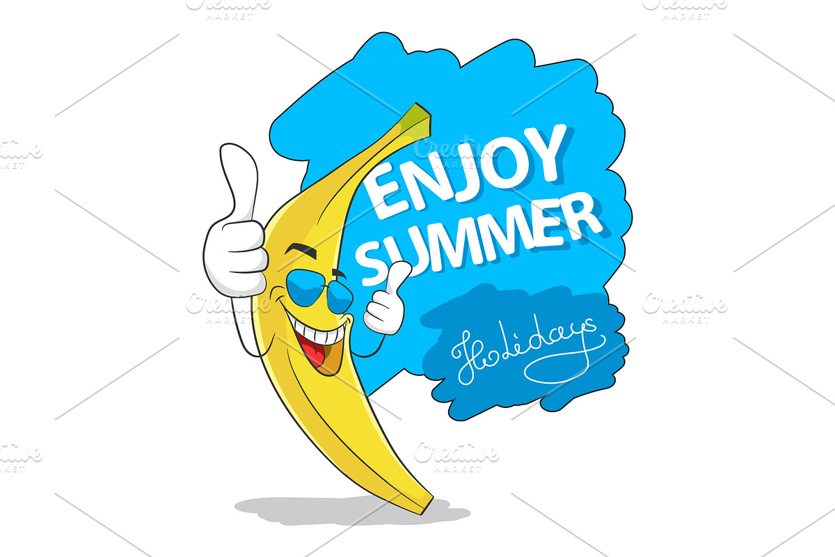 Fun Banana Print & Pattern, a Decorative Illustration by Plaid4You (Photo 2 of 9)