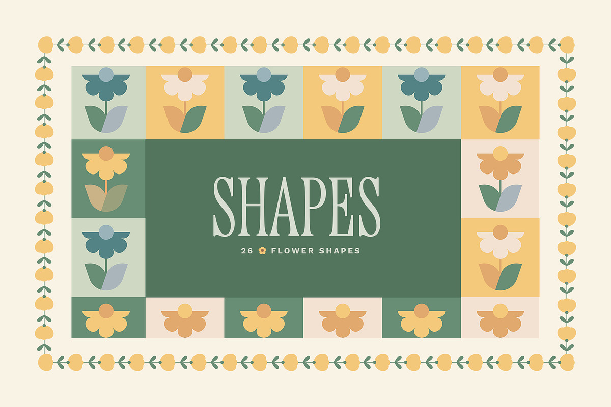 Blossom - Earthy Patterns & Shapes, a Pattern Graphic by Basia Stryjecka (Photo 23 of 33)
