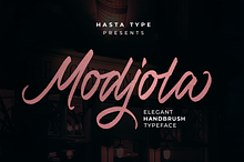 Modjola - Elegant Handbrush Typeface
