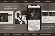 Soft Charcoal Social Media Brand Kit, a Branding & Logo Template by The Flossy Finch (Thumbnail 2 of 18)