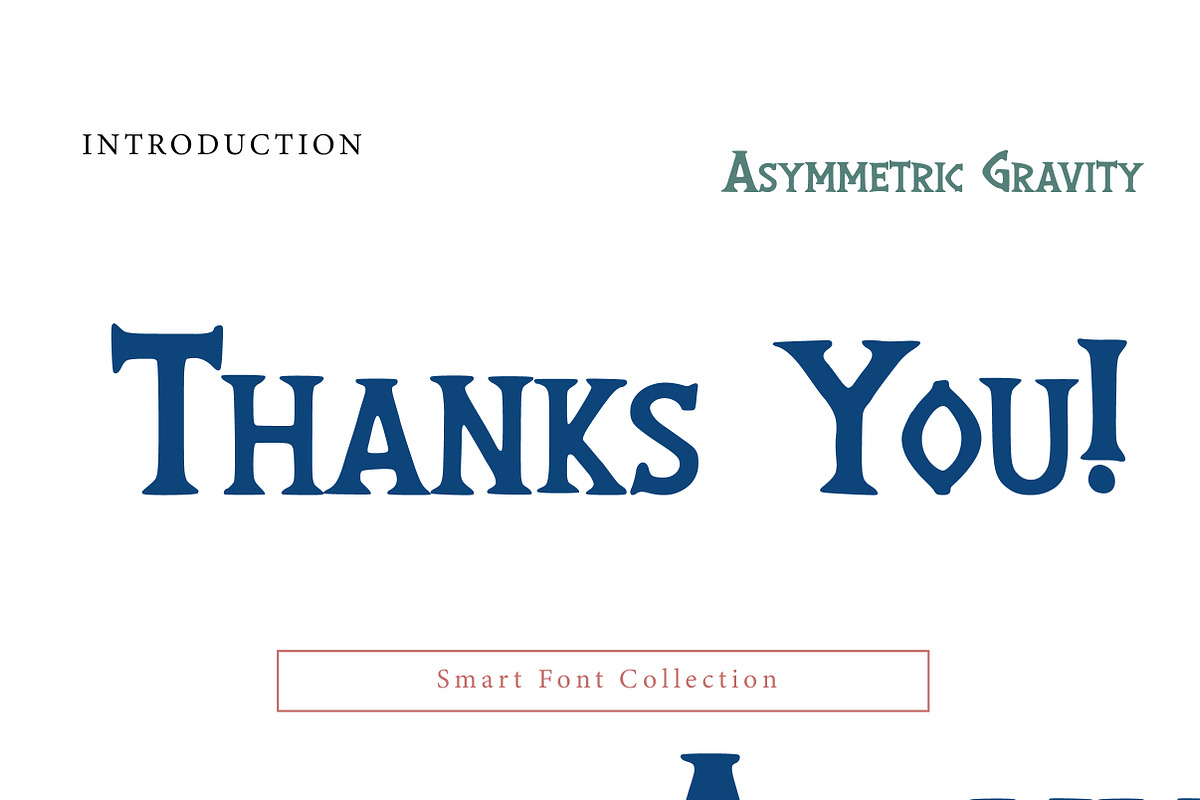 Asymmetric Gravity, a Serif Font by Wow Magic (Photo 3 of 3)