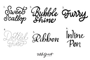 Procreate Lettering Brushes Novelty