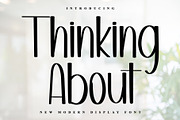 Thinking About, a Sans Serif Font by InermediaSTUDIO (Thumbnail 1 of 6)