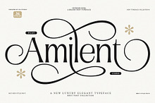 Amilent | 36 Style Font
