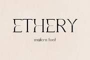 Ethery Modern Serif Font, a Serif Font by LABFcreations (Thumbnail 7 of 11)