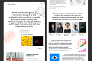 Agency Landing Page Figma Template, a Landing Page Template by BeadyLab (Thumbnail 1 of 4)
