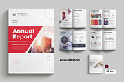 Annual Report Template, a Brochure Template by Cleffon_Graphic_Studio (Thumbnail 1 of 9)