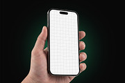 Smartphone Mockup with Dark Screen, an iPhone Mockup by graphypix (Thumbnail 4 of 4)