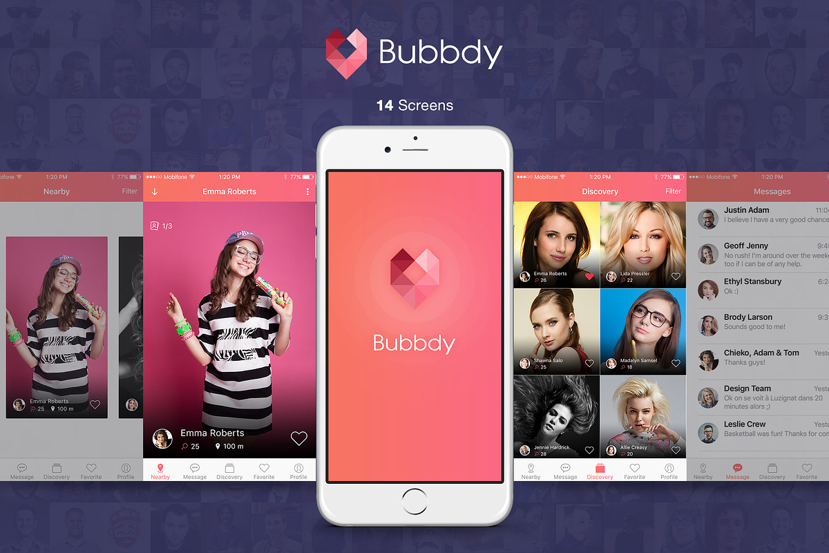 Bubbdy - Dating App, a Templates & Theme by hoangpts (Photo 1 of 15)