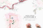 Floral Alphabet Design Set, a Decorative Illustration by Pixavics (Thumbnail 6 of 12)