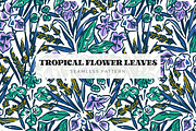 Hand-drawn Tropical Flower Patterns, a Pattern Graphic by ASTUDIO (Thumbnail 7 of 7)