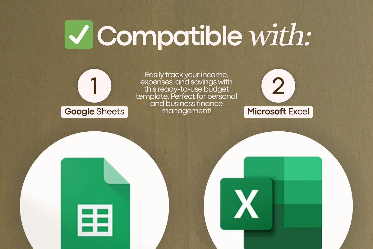 Biweekly Budget & Expense Tracker, a Templates & Theme by vitalinagerman (Photo 8 of 10)