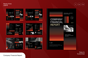 Modern Company Financial Report, a Magazine Template by Annora Studio (Thumbnail 1 of 6)