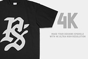 Shaka Wear 7.5oz Max Heavyweight Tee, a Shirt Mockup by Pixel Sauce™ (Thumbnail 3 of 7)