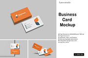 High Quality Business Card Mockup, an Advertising Mockup by lamorastudio (Thumbnail 1 of 12)
