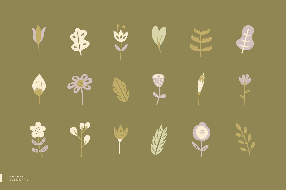 Botanical Seamless Patterns, a Pattern Graphic by studiocolectivo (Photo 7 of 12)