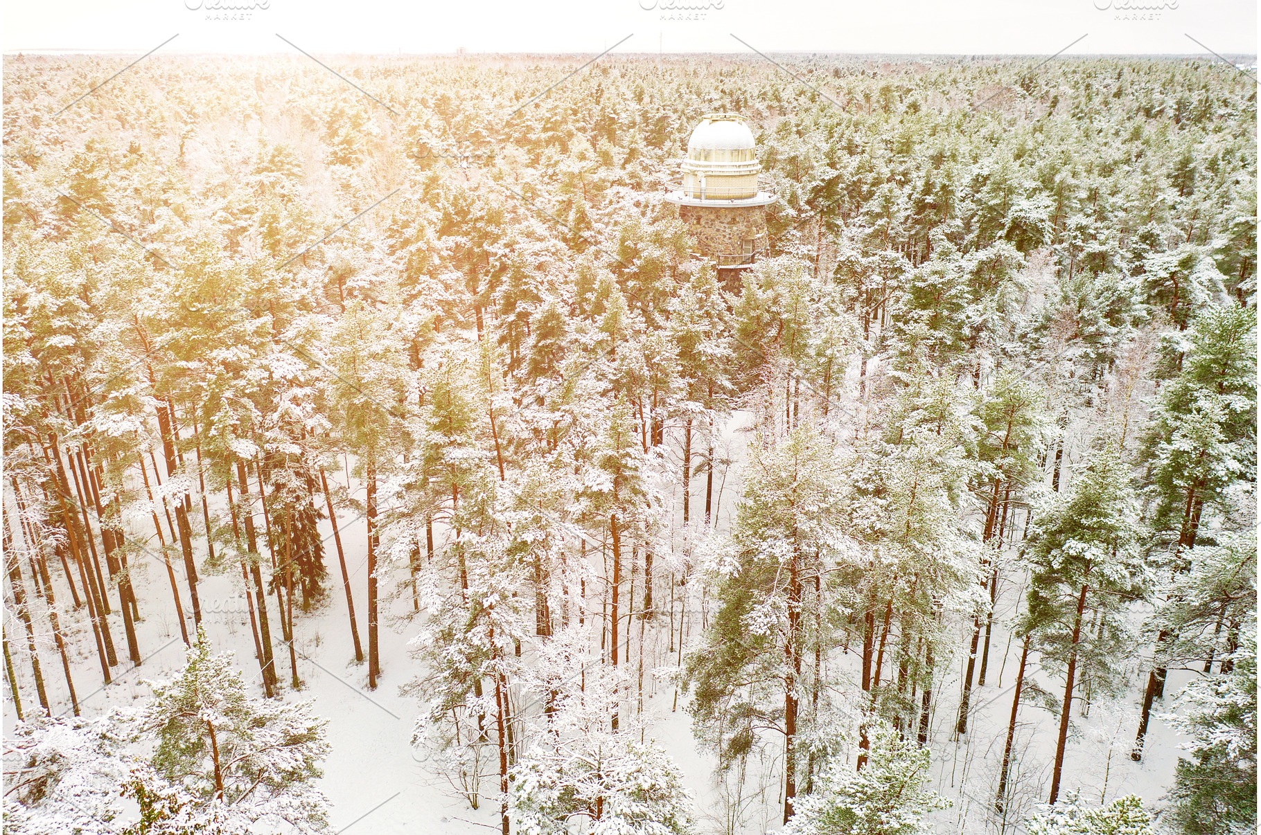 Old observatory tower in the Glen, an Architecture Photo by Nature and travel