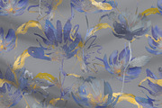 ELEGANT BOTANICAL SEAMLESS DESIGN, a Pattern Graphic by MartinShop (Thumbnail 2 of 10)