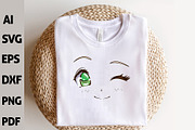 120 Anime Eyes Anime Face Expression, a Food Illustration by FancyDesignStudio (Thumbnail 4 of 5)