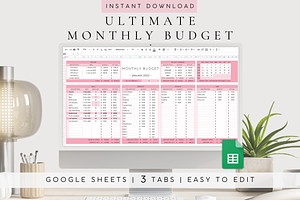 Ultimate Monthly Budget Spreadsheet