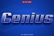 Genius 3D editable text effect, a Layer Style Add-On by Hello Muh (Thumbnail 1 of 2)