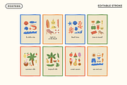 Summer Time Vector Illustration Kit, an Object Graphic by semenova.sense (Thumbnail 3 of 13)
