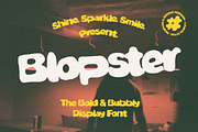Blopster, a Sans Serif Font by Fargun Studio (Thumbnail 1 of 14)