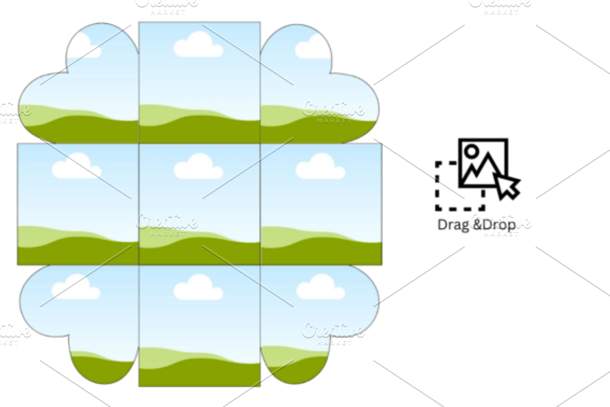 Valentine’s Gift Box Canva Template, a Design Template by Design Station (Photo 2 of 5)