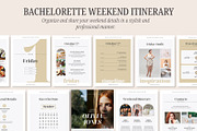 Bachelorette Itinerary Template, a Magazine Template by 3.14&Co (Thumbnail 1 of 9)