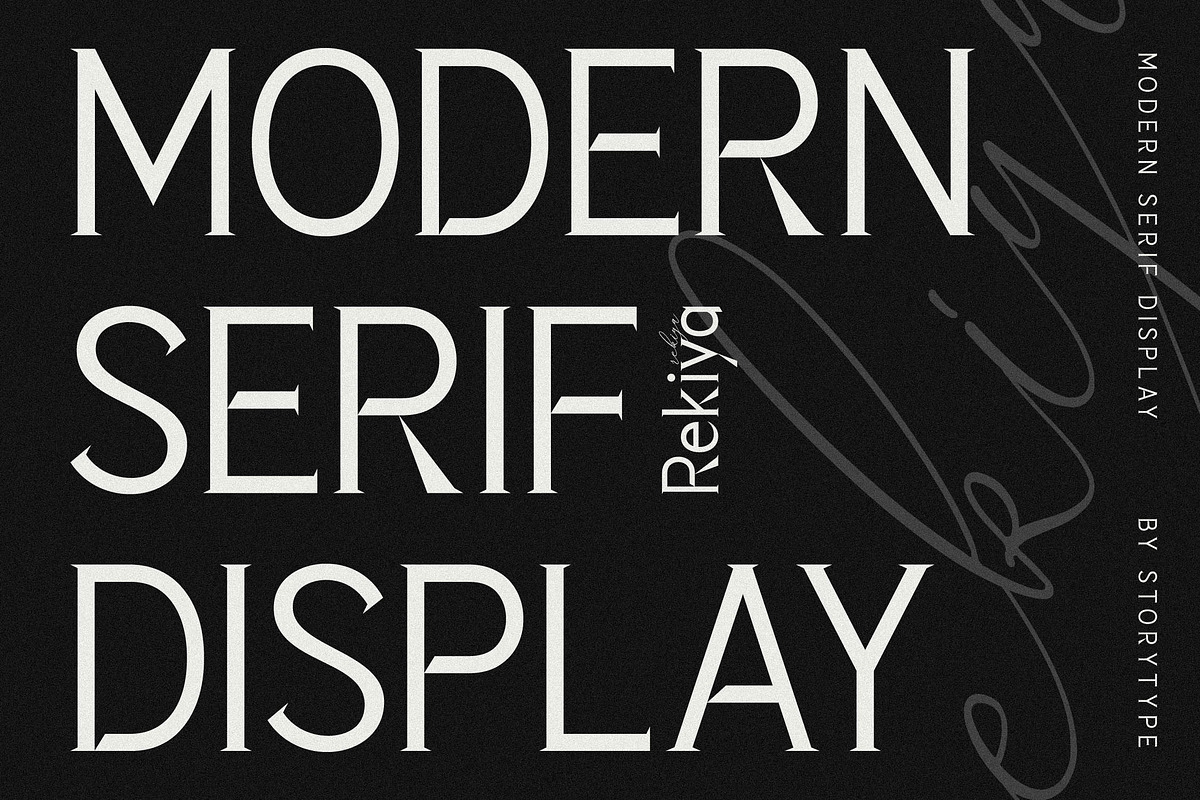 Rekiya Modern Serif Display Font, a Serif Font by Storytype Studio (Photo 15 of 15)