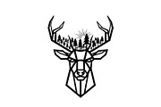 Artistic Geometric Deer Head Bundle, an Illustration by yasushie (Thumbnail 11 of 31)