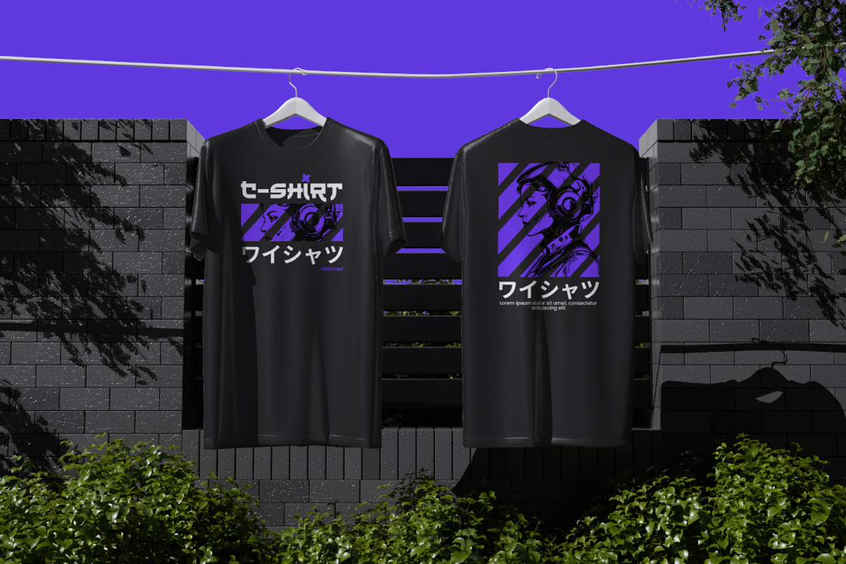 T-Shirt Mockup, a Shirt Mockup by Rielismee (Photo 4 of 5)