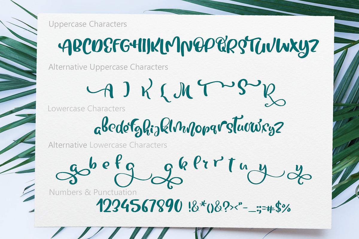 Tropical Summer Font preview 8